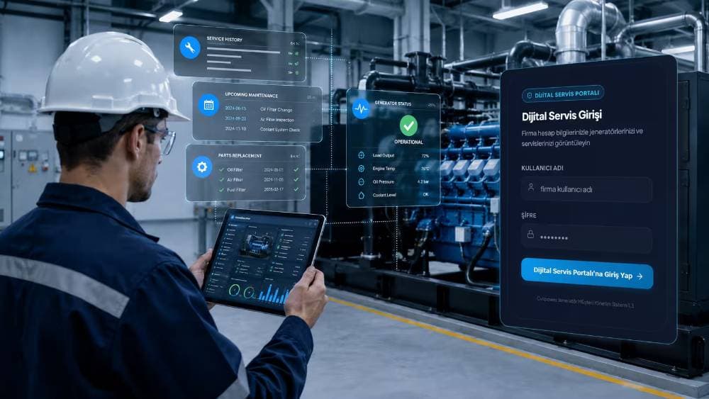 Jeneratör Bakım Takip Sistemi Nedir? Servis Geçmişi ve Bakım Planı Nasıl Yönetilir?