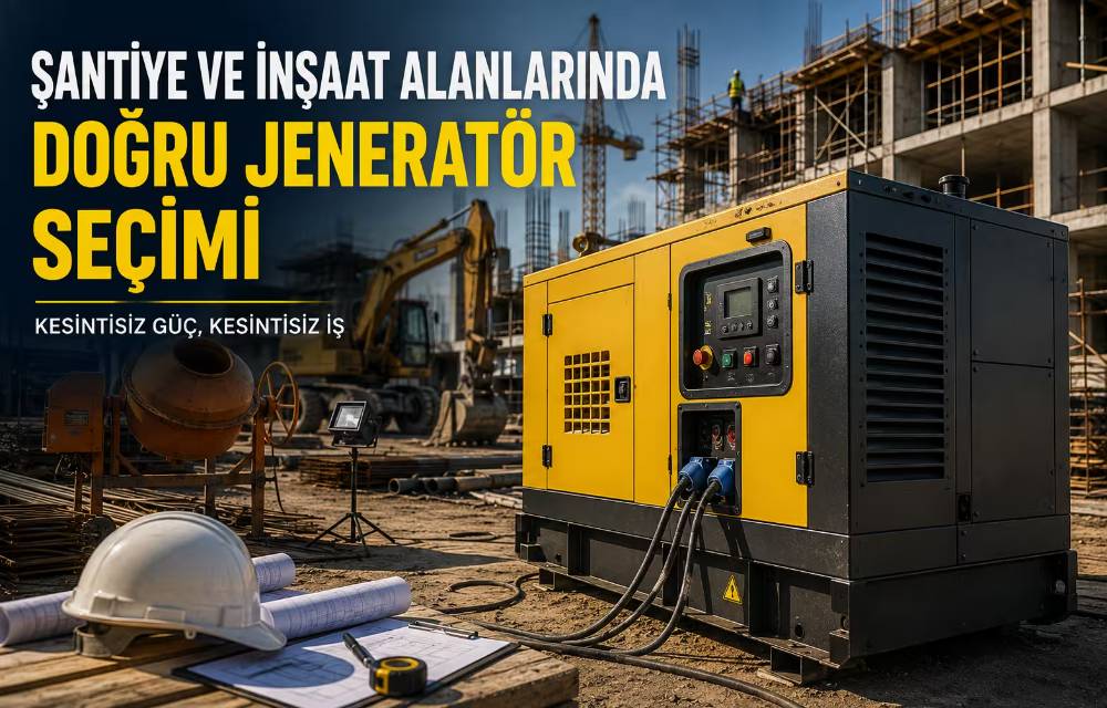 Şantiye ve İnşaat Alanlarında Doğru Jeneratör Seçimi