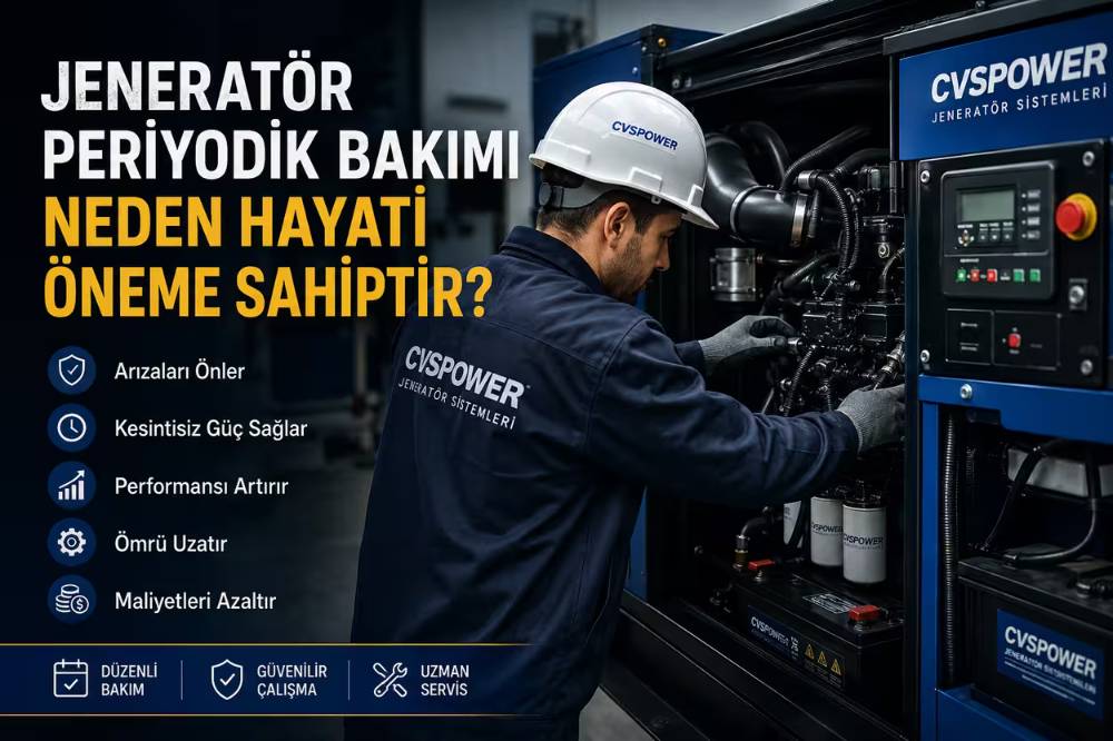 Jeneratör Periyodik Bakımı Neden Hayati Öneme Sahiptir?